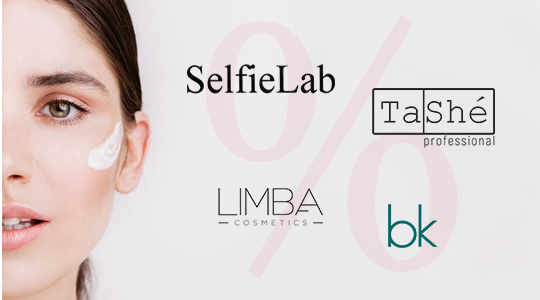 Скидки на косметику Белкосмекс, SelfieLab, Limba и Tashe